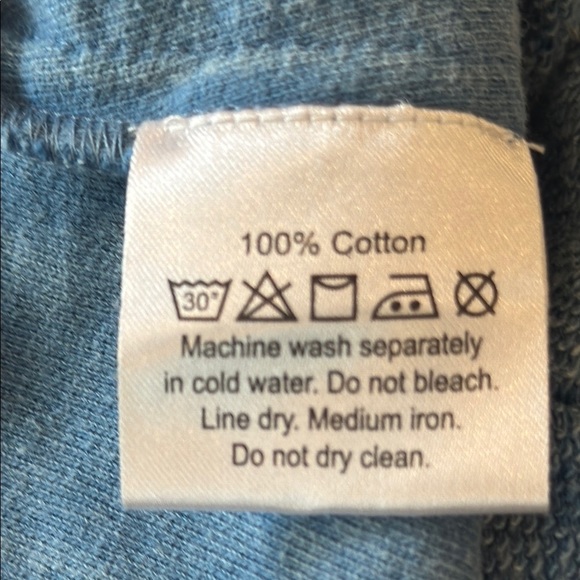 Earthbound Trading Company Boho Blue Chevron Textured Cotton Midi Skirt Size M - Picture 7 of 13